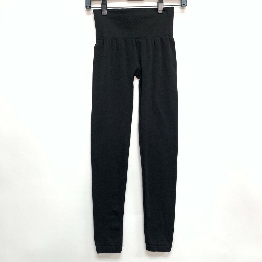 Denim-licious Women's Leggings Pants Small Medium Black Elastic Waist